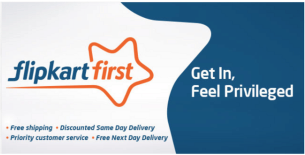 Flipkart First emailer, 2014